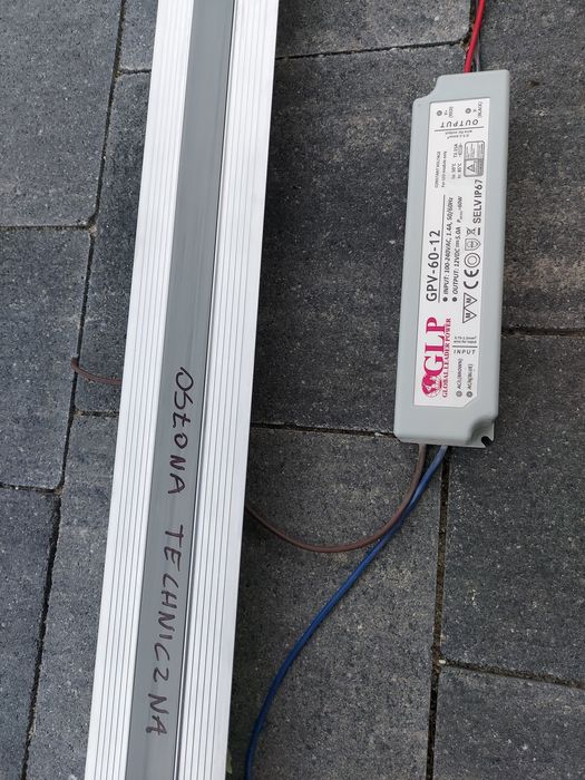 Lampa LED 3000 K pod zabudowę gipsowo kartonową, Pasek 2m