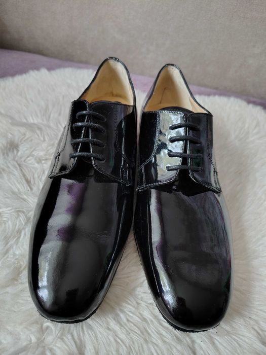 Туфлі танцювальні чоловічі 43,туфлі латина,туфлі танго,туфлі лак танці