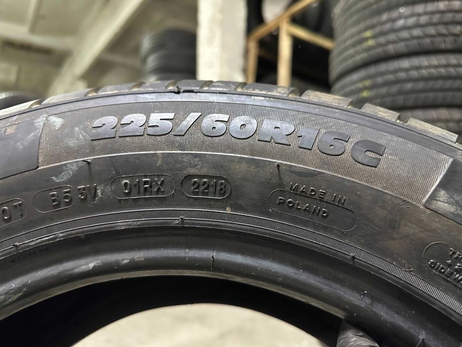 Шини легкогрузові 225/60R16C Michelin AGILIS 51 (9.5ММ) 2шт