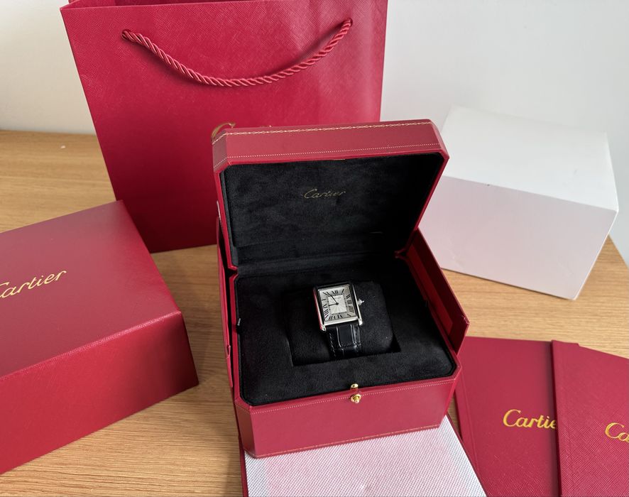 Relogio Cartier Tank Must -  Preto