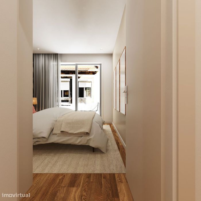 Apartamento T1 NOVO - Praça das Flores, Antas
