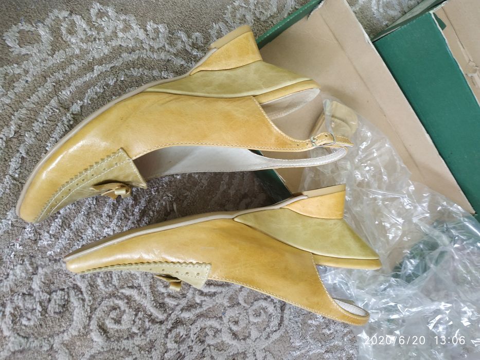 Skórzane eleganckie i oryginalne buty 2 razy założone