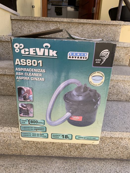 Aspirador de Cinzas CEVIK AS801 – 18L | 800W | Completo
