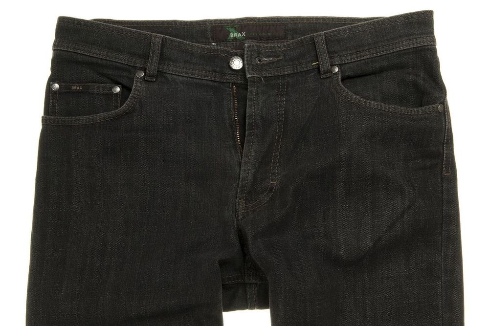 Spodnie Brax Carlos W34 L32 Black 34/32 Regular Męskie Proste 88CM