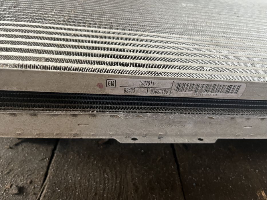 Chevrolet equinox 2019-2024 диффузор радиатор интеркулер