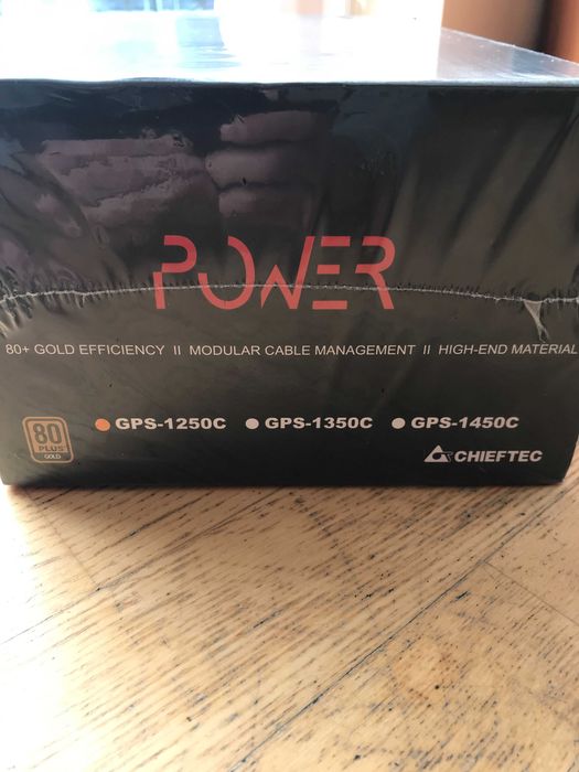 Zasilacz Chieftec GPS-1250C 1250W 80+ Gold NOWY