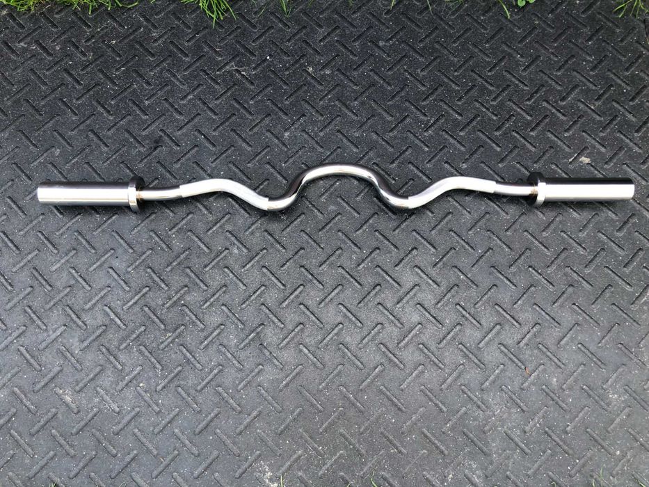 Gryf Olimpijski mocno łamany 120cm 50mm