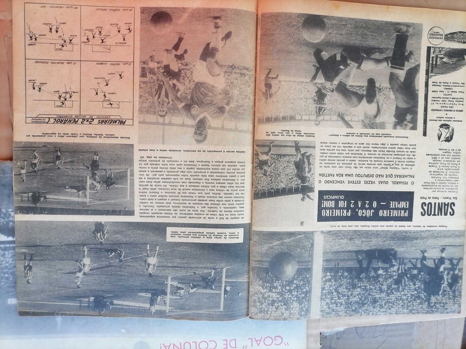 Esporte Ilustrado BENFICA 1955 Digressão Jogos c/Flamengo e Penarol