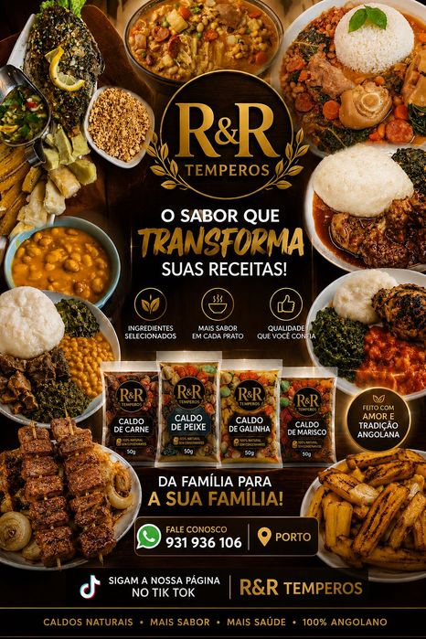 Salgados por encomenda e comida africana