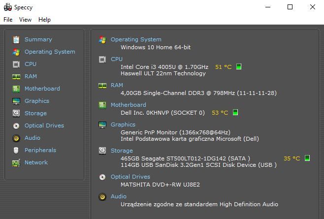 Laptop Dell Inspiron 3542