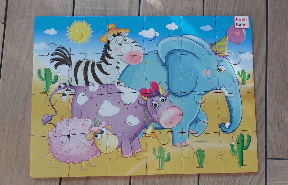 Zestaw puzzle układanki 2+ czuczu Fisher Price Djeco Trefl