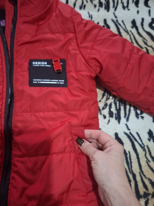 Зимова куртка на хлопчика 110 см