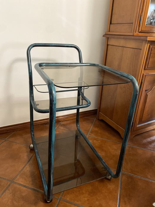 Carrinho de bebidas latão