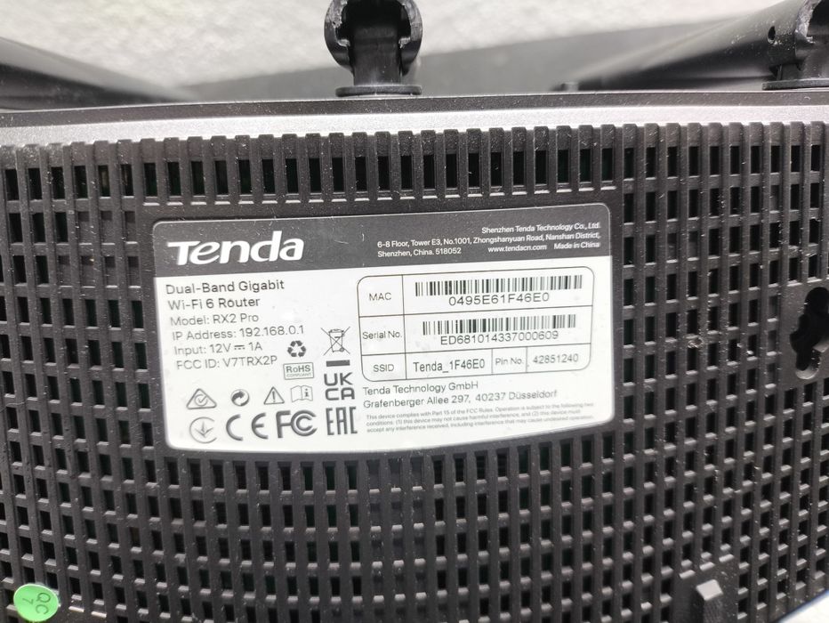 Router tenda RX2 Pro WiFi 6