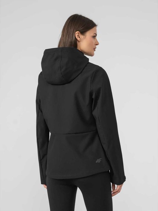 4F Nowy Softshell S/36 czarna 5000 NeoDry wodoodporna kurtka płaszcz