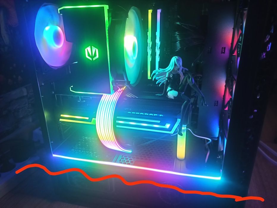 ARGB pasek, komputer LED , 40cm, 2szt myszki, zestaw