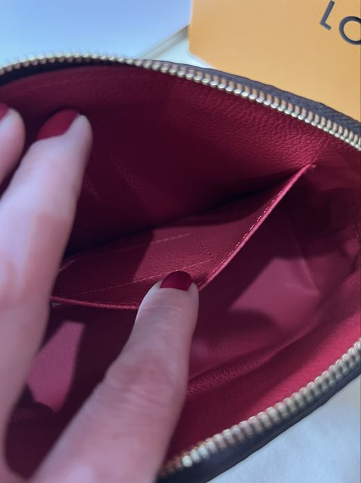 Косметичка вишни LV Louis Vuitton Murakami Pouch PM чип NFC