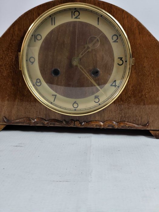 Zegar Kominkowy Drewniana Skrzynia