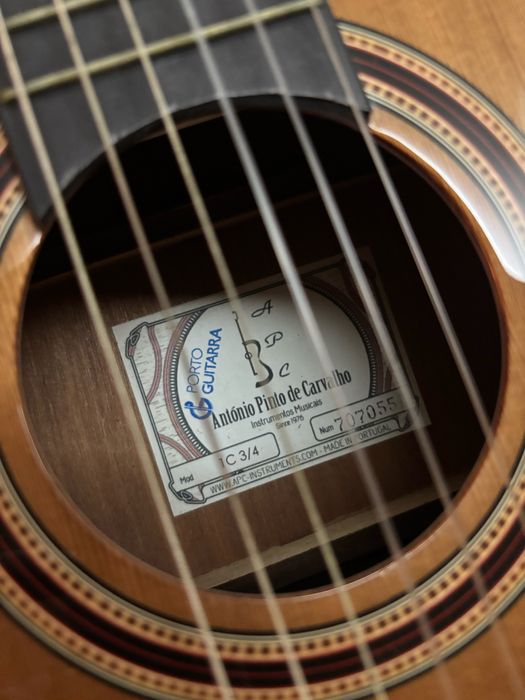 Guitarra Classica 3/4 Antonio Pinto de Carvalho