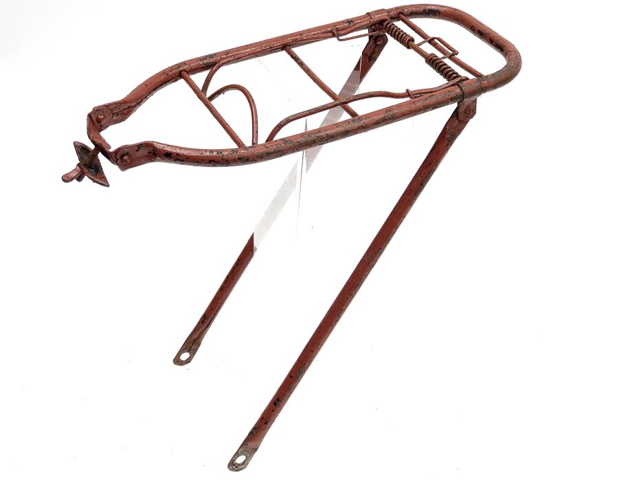 Bagażnik czerwony ZZR Romet Ukraina Ural Zif Mińsk 28 cali PRL