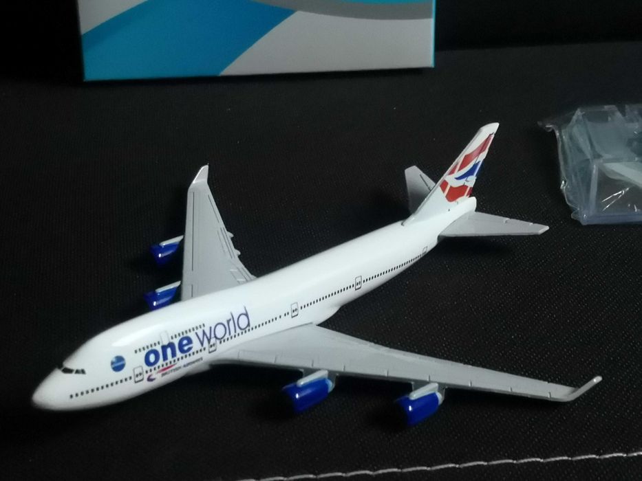 Model samolotu samolot metalowy ok. 16 cm jak One World