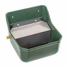 Poidło dla bydła i koni z zaworem pływakowym, 7 l/min, zielone