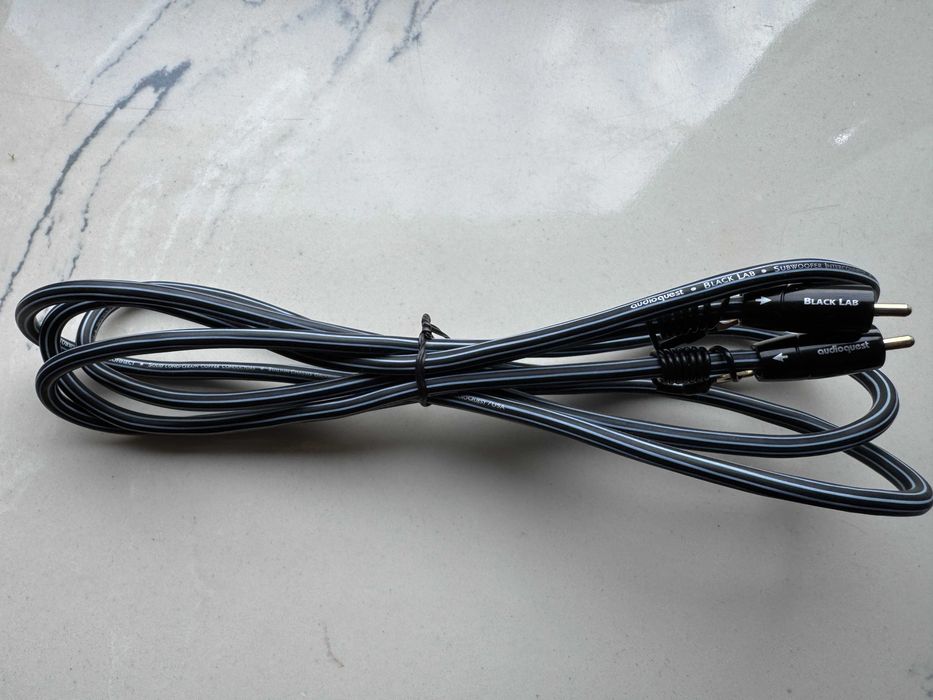 Black Lab kabel chinch RCA do subwoofera 2 m NOWY