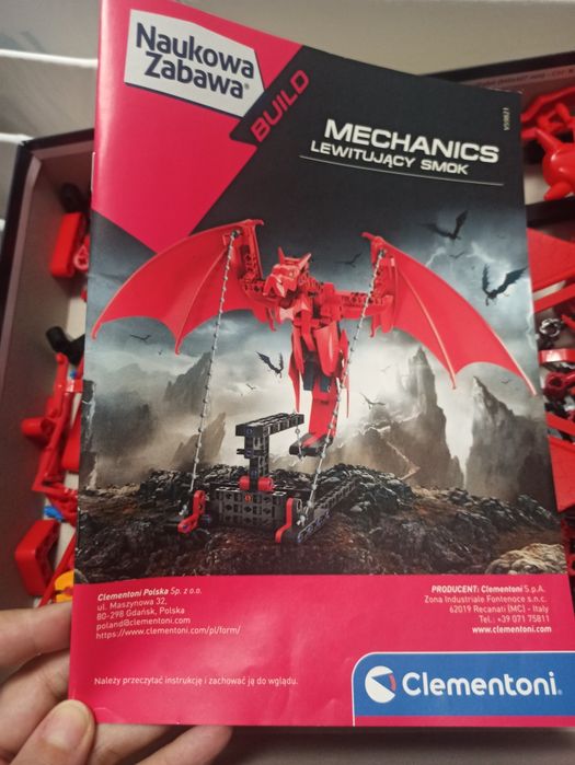 Lewitujący smok Naukowa zabawa Mechanics Clementoni