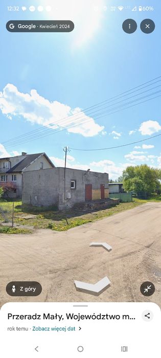 działka  z budynkiem i pozwoleniem na rozbudowe