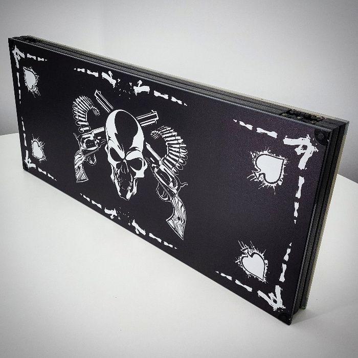 Нарды Хай-тек. Игровые из стекла каленого. Дизайн на заказ. Art-limit