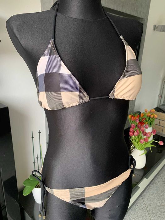 Bikini Burberry duża kratka