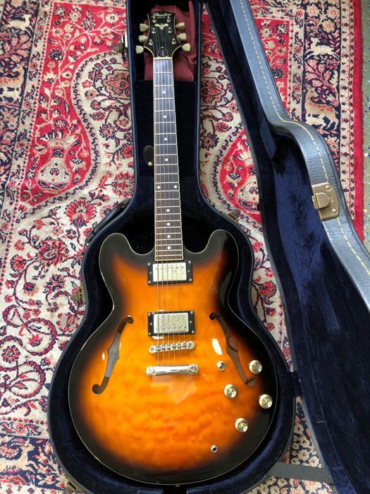 Guitarra peerless hardtail semi hollow