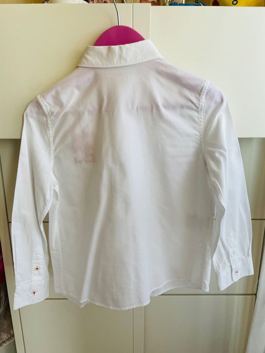 Camisa Carolina Herrera menino 4A branca