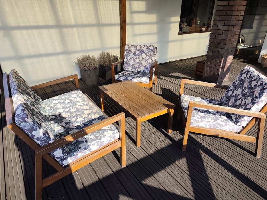 Meble ogrodowe zestaw wypoczynkowy