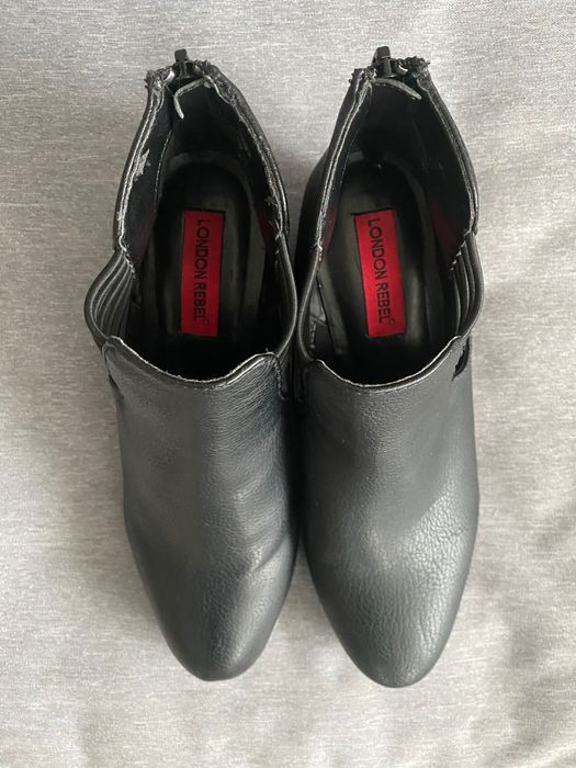 Botki czarne London Rebel 37