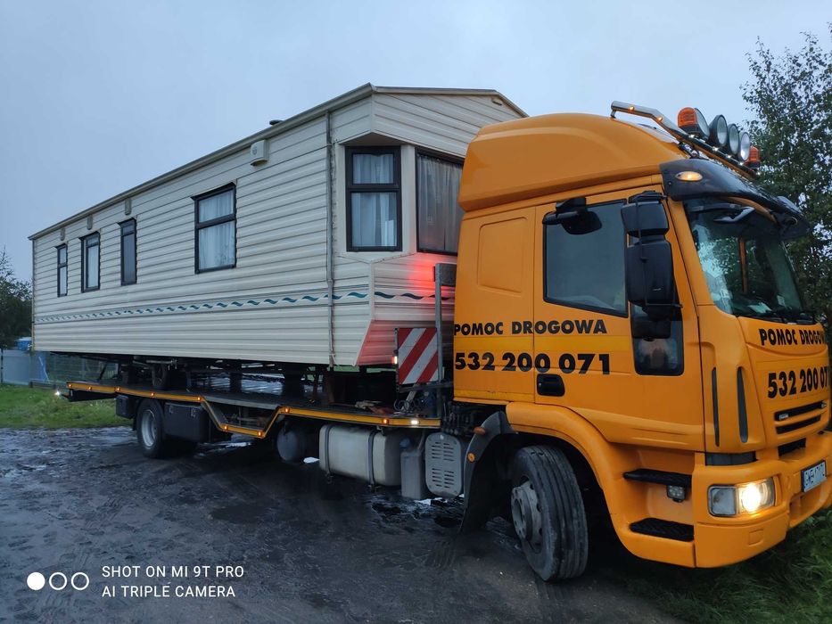 Transport domek holenderski, mobilny,koparki,wózek widłowy,ciągnik