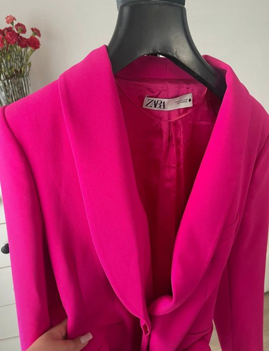 Marynarka Zara różowa L/xl nowość