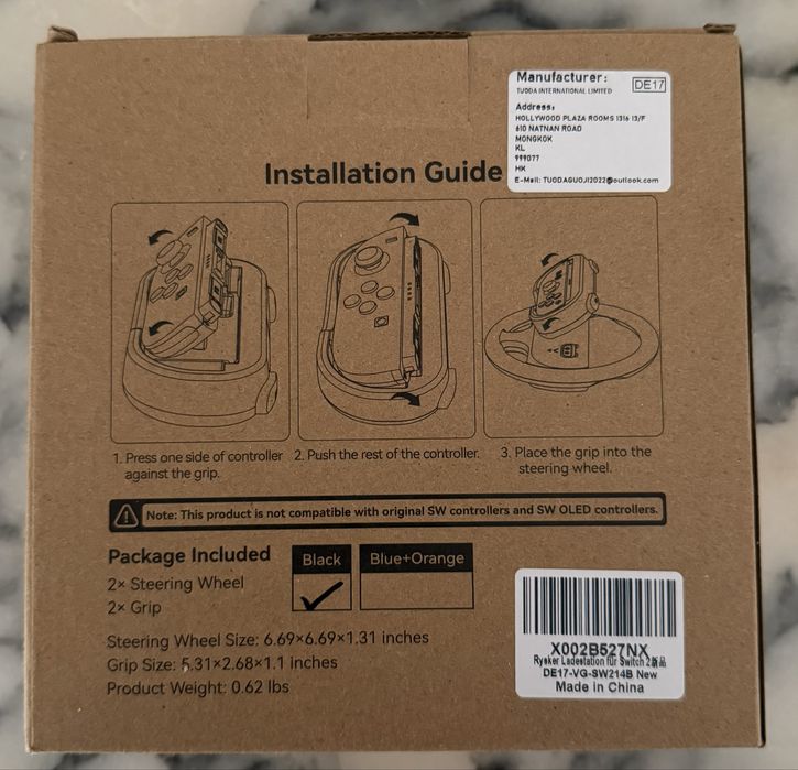 Pack 2 Volantes + Grips Comandos (Compatível Switch 2) – Novo na Caixa