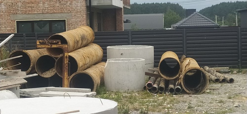 Металева труба діаметров 600мм (60см), 5.15м, 12шт.