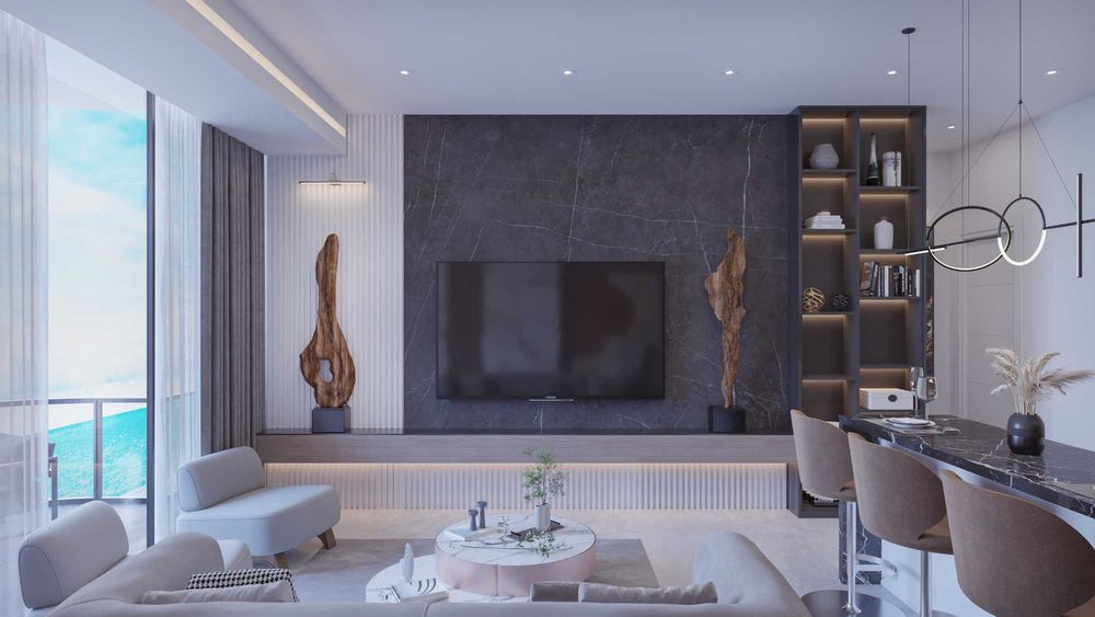 БОНУСИ ДЛЯ КЛІЄНТІВ! Квартира 57 м2, квартира з терасою, квартира Кіпр