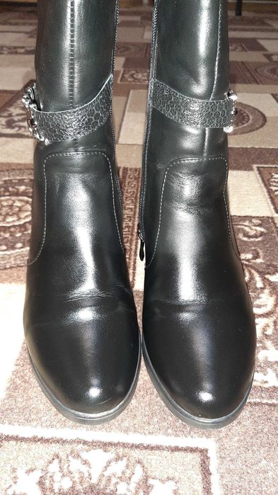 Напівчоботи, жіночі, шкіра