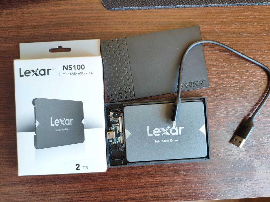 Dysk SSD Lexar NS100 2TB 2.5" SATA + obudowa ORICO