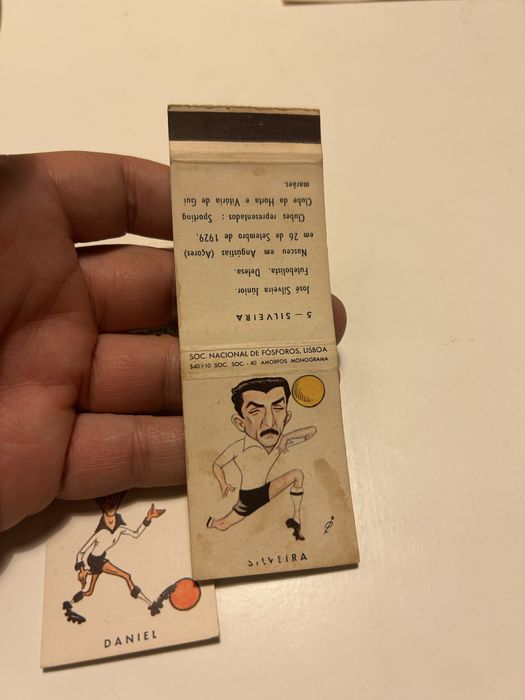 Vitória de Guimarães 1961 cromos da bola caricaturas