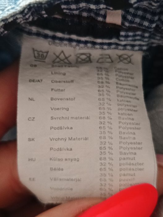 Spodenki jeansowe 140