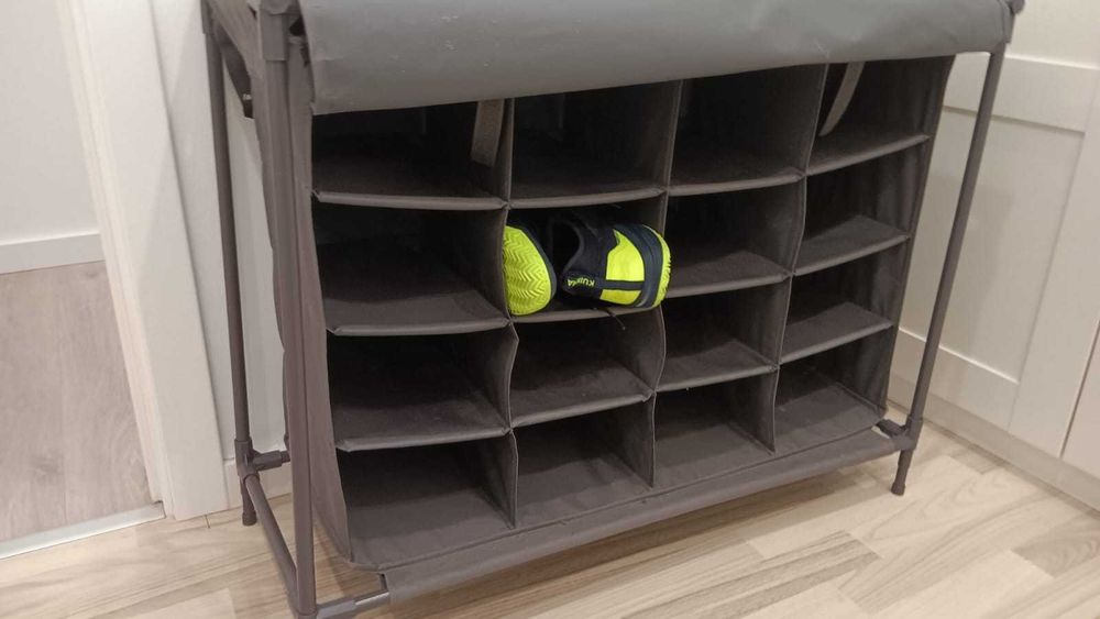 Sapateira desmontável (armação metálica e lona)