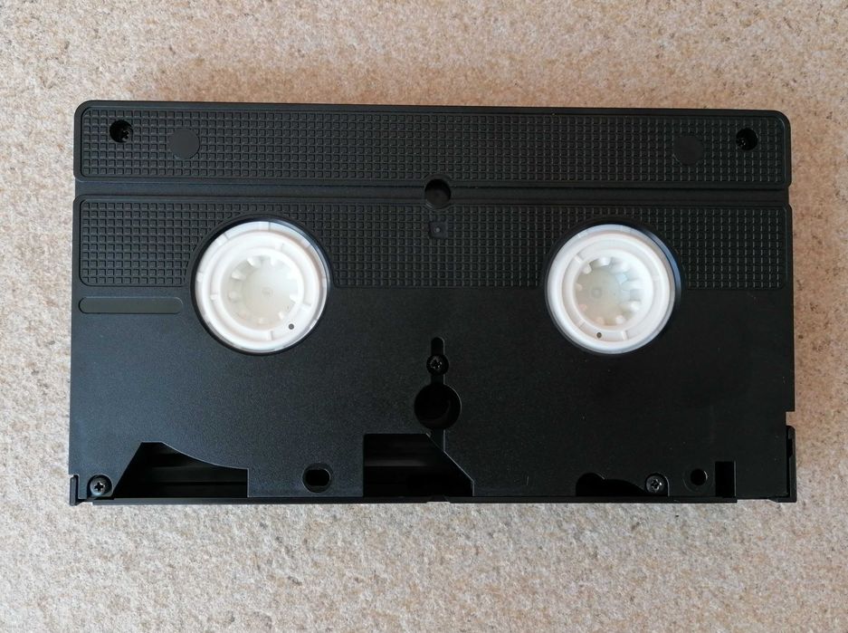 Cassetes VHS vazias para decoração