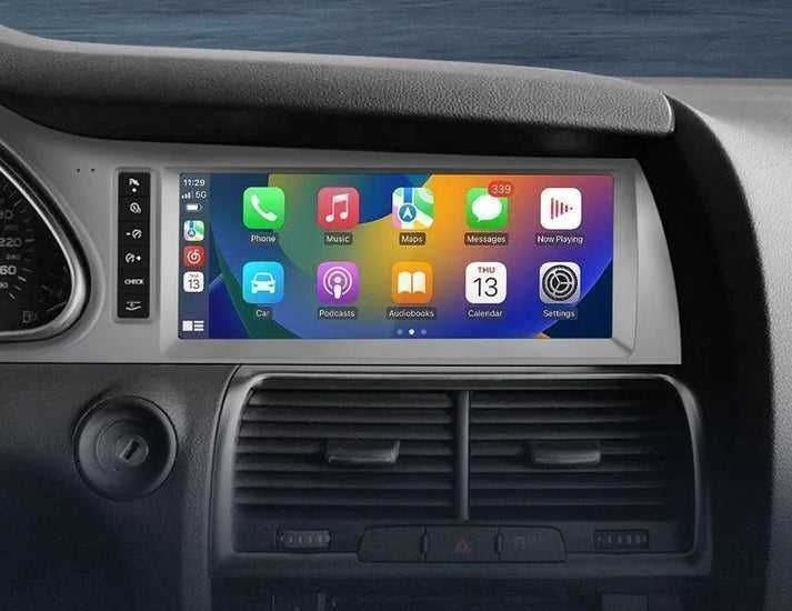 Audi Q7 2006–2015 – Radio Android 15 10,25” CarPlay Android Auto GPS Nawigacja Stacja Multimedialna WiFi Bluetooth DSP 4G LTE PL 6GB/128GB
