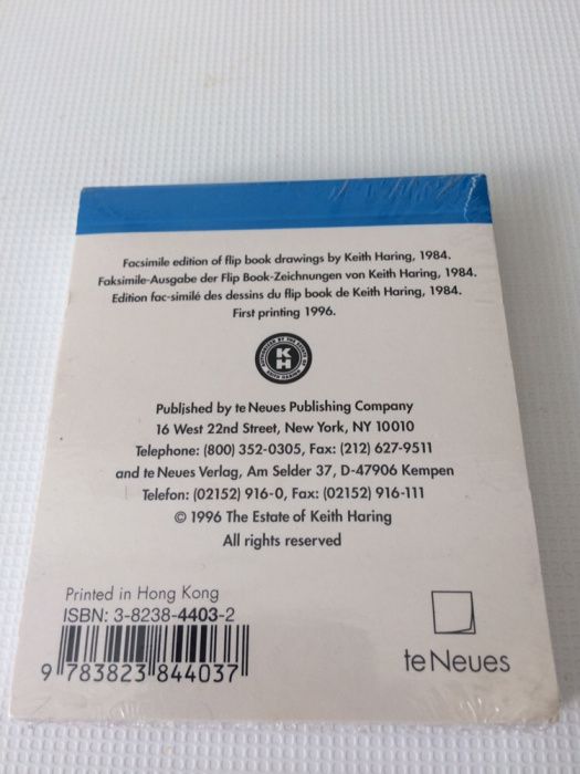 Flip book Keith Harring facsimile