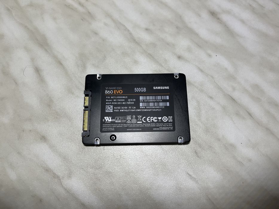 SSD Samsung evo 860 500gb