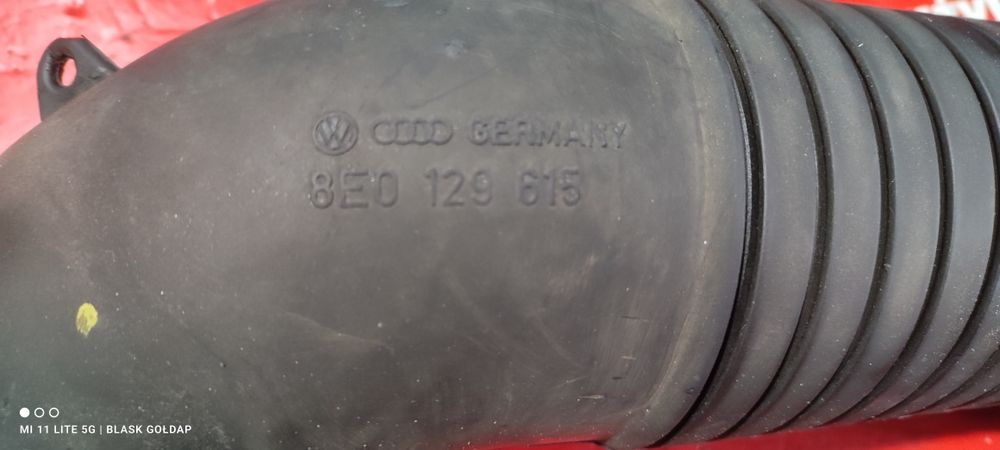 Rura Dolotu Powietrza Audi A4 B6 1.9 130 Manual 01 Blask Gołdap